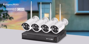 Kruger&Matz Connect C200 Tuya Wi-Fi novērošanas komplekts