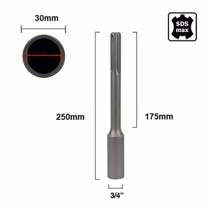 SDS-MAX zemes stieņa vadītājs, 19.05mm