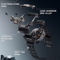 Supcase Unicorn Beetle Ore apvalks Apple Watch Ultra 1 / 2 49mm - Melns