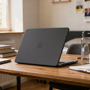 Tech-Protect SmartShell maciņš priekš MacBook Neo 13" 2026 - melns