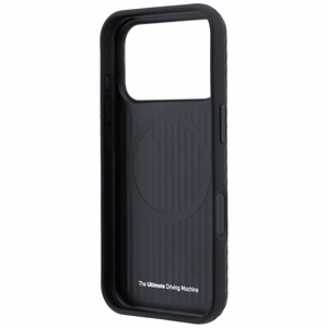 BMW aizsargvāciņš ierīcei iPhone 18 Pro Max / 17 Pro Max: (Carbon Metal Logo), saderīgs ar MagSafe, krāsa – melna