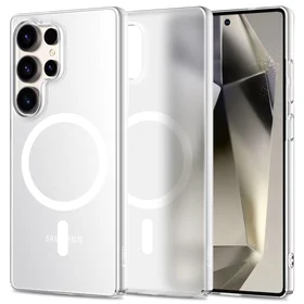 Tech-Protect MagSlim Magnētiskais viedtālruņa apvalks Samsung Galaxy S25 Ultra - Caurspīdīgs