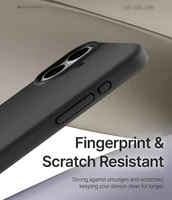 Korpuss Mercury Pure Magsafe Silicon Case Apple iPhone 17 melns