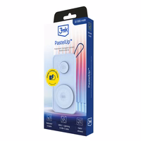 3mk PastelUp 10000mAh 22.5W USB 1A1C Bezvadu Portatīvais lādētājs (m) - zils