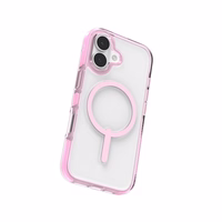 ZAGG vāciņš SANTA CRUZ SNAP, saderīgs ar MagSafe, paredzēts IPHONE 17, rozā sorbeta krāsā