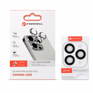 Forcell Premium Camera Lens Tempered Glass - Samsung Galaxy S24 Plus melns