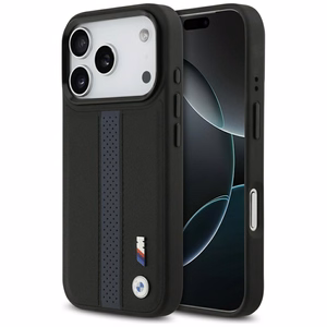 BMW M Perforated Stripe Logo MagSafe Чехол для iPhone 17 Pro - синий