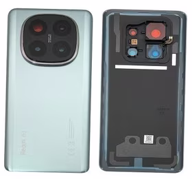 Aizmugurējais vāciņš priekš Xiaomi Redmi Note 14 Pro+ 5G Frost Zils ar camera lens ORG