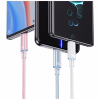 USAMS kabelis Cloud Series US-SJ658 6A USB-A uz USB-C 1,2m melns