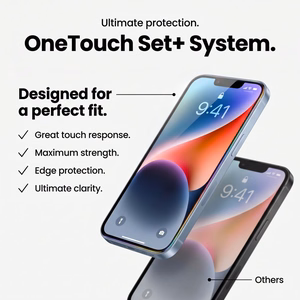 Tech-Protect OneTouch Set+ rūdīta stikla aizsargi modelim iPhone 18 Pro / 17 Pro, 2 gab.