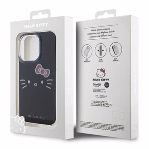 Hello Kitty IML Kitty Face viedtālruņa apvalks iPhone 14 Pro Max - melna
