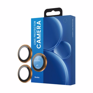 Benks rūdīts stikls DR Sapphire Lens Protector kamerai iPhone 17 Pro/17 Pro Max (3 lēcas) oranžs