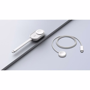 Внешний аккумулятор для Apple Watch Veger (W0102) 1200 mAh Pomme белый