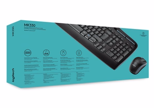Logitech bezvadu komplekts MK330
