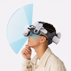 BoboVR M3 Pro Strap for Meta Quest 3 VR Headset + BoboVR B2 Battery - Black and White