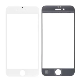 LCD ekrāna stikls Apple iPhone 6S ar rāmi un OCA balts V2 ORG