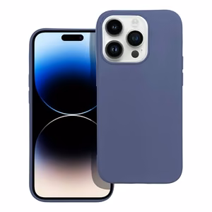 Matētais viedtālruņa apvalks IPHONE 14 Pro zils