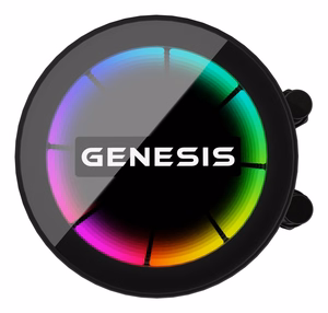 GENESIS NLG-2318 datora dzesēšanas sistēma procesora viss vienā šķidruma dzesētājs melns