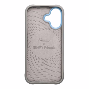 NIMMY viedtālruņa apvalks GLASSES COOL DOG saderīgs ar MagSafe priekš IPHONE 17 pelēks
