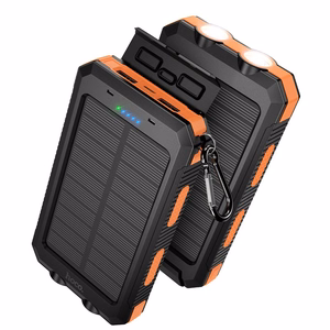 External battery Power Bank Hoco J164 Solar 10W 8000mAh black