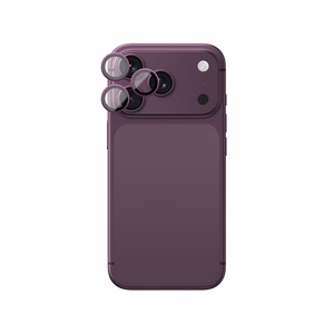 AmazingThing Titan Vision Lens safīra stikla kameras objektīvu aizsargs modelim iPhone 18 Pro / 18 Pro Max – krāsa: violeta