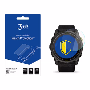 Hibrīdais stikls 3mk pulksteņa aizsardzība FlexibleGlass Garmin Enduro 3