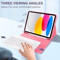 Tech-Protect SC Pen maciņš iPad 10.9 collu 10 / 2022 / 11 collu 11 / 2025 rozā