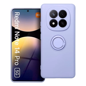 Viedtālruņa apvalks ar silikona gredieniem XIAOMI Redmi Note 14 Pro 5G violets