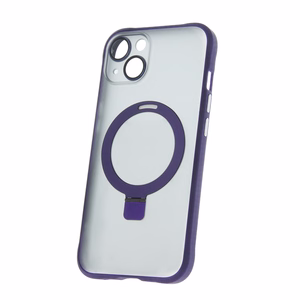 Mag Ring viedtālruņa apvalks iPhone 13 6,1" violets