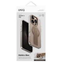 Uniq Heldro Max Magclick uzlādes viedtālruņa apvalks iPhone 16 Pro - zelta