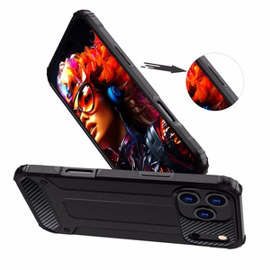 Hybrid Armor Case for iPhone 17 Pro Max - Black