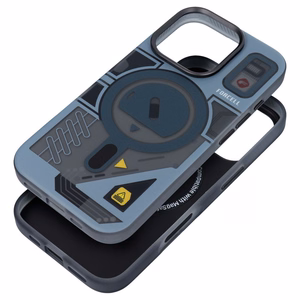 Viedtālruņa apvalks FORCELL F-PROTECT Levels ar divslāņu 4D tehnoloģiju, militārā triecientesta sertifikātu, saderīgs ar MagSafe, paredzēts IPHONE 16 PRO MAX pelēks