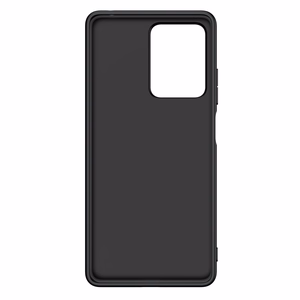 Nillkin teksturēts viedtālruņa apvalks Xiaomi Redmi Note 12 5G / Poco X5 5G pastiprināts neilona pārsegs melns