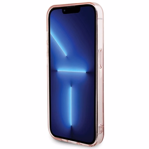 Karl Lagerfeld monogramma Choupette viedtālruņa apvalks iPhone 15 Pro Max - rozā