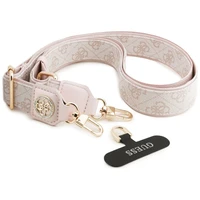 GUESS universālā siksna GUUCNP4DGMP (4G PU Strap Tether Patch Strass Metal Logo) rozā