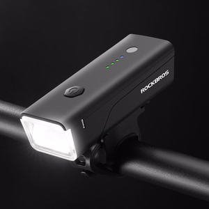 Rockbros 24510003001 priekšējais velosipēda lukturis 260 lm + USB-C - USB-A kabelis - melns