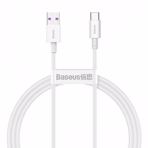 USB кабель Baseus Superior с USB на Type-C 66W 1.0м белый CATYS-02