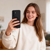 Tech-Protect Magmat MagSafe Maciņš for Samsung Galaxy A57 5G - Semi-caurspīdīgs