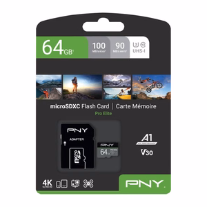 Atmiņas karte PNY PRO Elite microSDXC 64GB