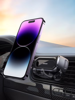 Joyroom JR-ZS351 tālruņa turētājs gaisa ventilācijas režģim - sudraba