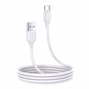 Joyroom Long-Lasting Series A9 USB-A / USB-C 3A kabelis 1m - balts