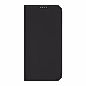 Dux Ducis Skin Pro viedtālruņa apvalks iPhone 16 Pro ar atveramu vāciņu un karšu nodalījumu - melns