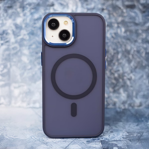 Frozen Mag maciņš for iPhone 17 Pro Max 6,9" tumši zils open ring