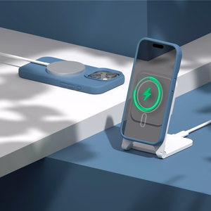 Etteri Silikona mag futrālis iPhone 15 6,1" tumši zils