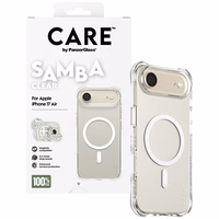 CARE by PanzerGlass Modes Samba apvalks ar baltu Magnētisko iPhone Air - Caurspīdīgs