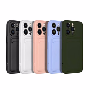 Karteņu viedtālruņa apvalks IPHONE 15 Pro rozā