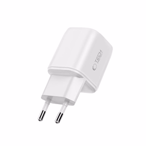 Tech-Protect NCA100W-GaN 3 pieslēgvietu 100 W PD 3.2/QC 3.0 tīkla barošanas adapteris – balts