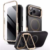 Supcase IBLSN Ares Flip Mag Magnētiskais viedtālruņa apvalks iPhone 17 Pro - zelta