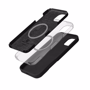Crong Color Cover Magnetic MagSafe vāciņš ierīcei iPhone 16 Pro, melns