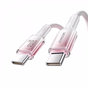 USB kabelis Joyroom S-A42 balts Type-C / Type-C 120cm (līdz 60W)